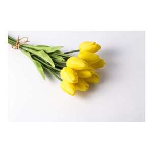 Gumi tulipán csokor 10 szálas citromsárga 52001715 