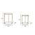SIMPLY MARBLE 2 darabos fehér és arany vas dohányzóasztal 52003071