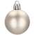 Champagne matte Christmas tree ornament, 4 cm