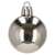 Silver Christmas tree ornament, 4 cm