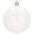 Бяла коледна топка Springos с размер 8 см