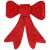 Single Springos red Christmas bow