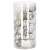 Springos Christmas Tree Baubles 6 cm 30 pcs - transparent, silver/gold inside 52016488