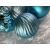 Assorted blue Christmas ornaments by Springos, close-up