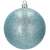 Blue glitter Christmas ornament, 8 cm, Springos