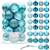 Set of 30 blue Christmas ornaments, 8 cm, Springos