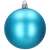 Blue matte Christmas ornament, 8 cm, Springos