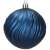 Close-up of a navy blue Springos Christmas tree ornament