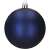 Navy blue matte Christmas tree ornament by Springos