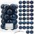 Complete Springos 30-piece navy blue Christmas ornament set