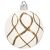 Springos Christmas tree baubles 6cm 30pcs #gold/white 52017845