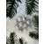 Assortment of silver and white Christmas tree baubles, 6cm, Springos