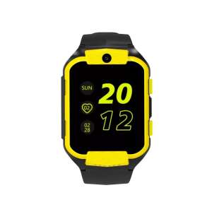 Canyon Cindy Kids Smartwatch, yellow and black, front view - Canyon Smartwatch