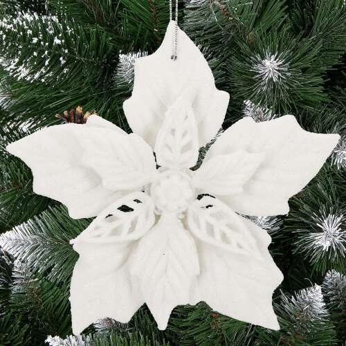Vianočná dekorácia Springos - biela