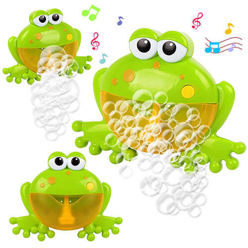 Aranyos zenélő békuci szappanbuborékokkal – kádjáték (BBJ)
