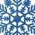 Springos Christmas decoration "snowflake" 12 pieces - blue 76331828