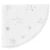 Springos 90cm white Christmas tree skirt with silver snowflake sequins