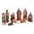 Springos Nativity Scene Figurines, 10 piece set, includes Mary, Joseph, baby Jesus, three wise men, shepherd, ox, donkey, and sheep