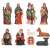 Springos Nativity Scene Figurines, 10 piece set, includes Mary, Joseph, baby Jesus, three wise men, shepherd, ox, donkey, and sheep