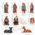 Springos Nativity Scene Figurines, size chart