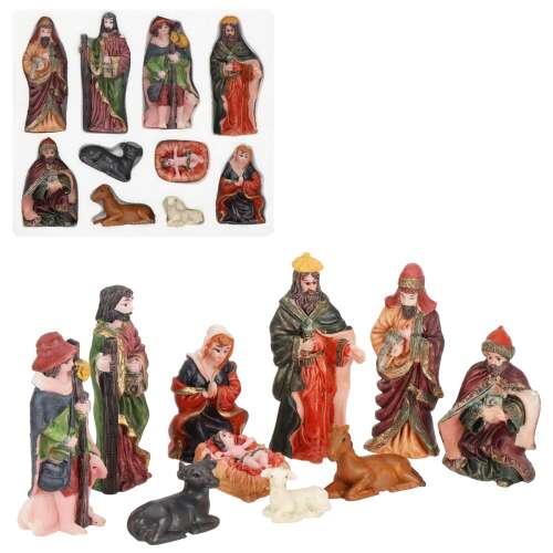 Springos Karácsonyi dekoráció, betlehemi figurák