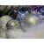 Springos silver Christmas baubles in aesthetic setting