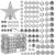 Full Springos 101-piece silver Christmas ornament set