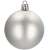 Silver Christmas tree bauble, 3 cm, Springos