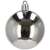 Silver Christmas tree bauble, 3 cm, Springos