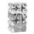 Springos Christmas Tree Baubles 3 cm 30 pcs - silver 52036106