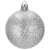 Silver Christmas tree bauble, 6 cm, Springos
