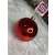 Springos 6 cm rote Weihnachtsbaumkugel, glänzende Ausführung.