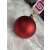 Springos 6 cm rote Weihnachtsbaumkugel, matte Ausführung.