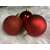 Springos 6 cm rote Weihnachtsbaumkugeln, mit 3 verschiedenen Ausführungen: matt, glänzend und glitzernd.