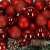 Set of 30 red Christmas tree baubles, 6 cm, Springos