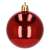 Red Christmas tree bauble, 6 cm, Springos