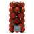 Set of 30 red Christmas tree baubles, 6 cm, Springos