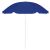 Full shot of Springos blue beach umbrella on white background