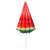 Closed Springos watermelon beach umbrella