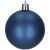Springos dark navy blue matte Christmas tree ornament