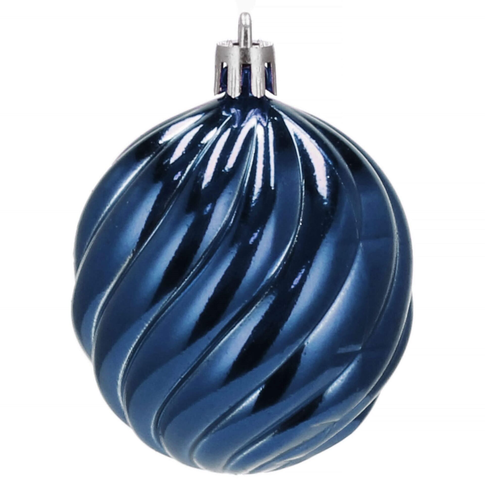 Springos Karácsonyfa gömbök 20 db - sötét tengerészkék
