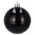Close-up of a black disco ball Springos Christmas ornament