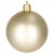 Springos gold matte Christmas tree ornament