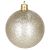 Springos gold glitter Christmas tree ornament