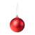 Red Christmas tree ornament, matte, 6cm