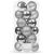 Ca0095 Silver Christmas Ornaments in packaging, 20-piece set