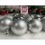 Ca0095 Silver Christmas Ornaments, matte finish, holiday decorations