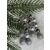 Ca0095 Silver Christmas Ornaments on Christmas tree branch, festive season