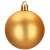 Gold Christmas tree ornament, 4 cm, Springos