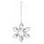 Springos clear snowflake Christmas tree ornament
